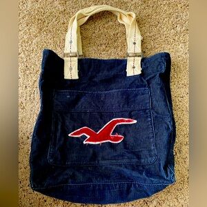 Vintage Y2K Hollister Shoulder Tote Bag